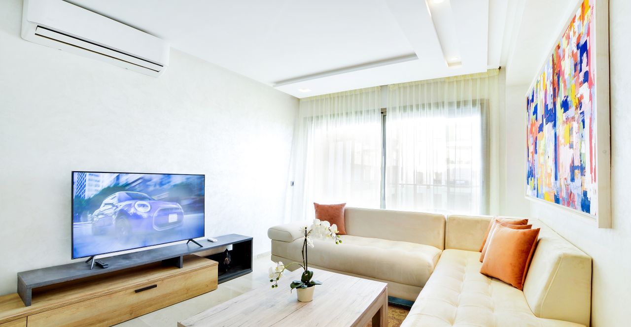 bright living room